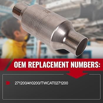 Amazon | 2インチ ユニバーサル触媒コンバーター ハイフロー